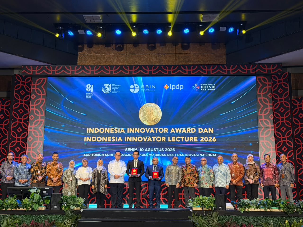 Momentum Hakteknas 2026: Sinergi BRIN dan LPDP Apresiasi Inovator Baterai Nasional